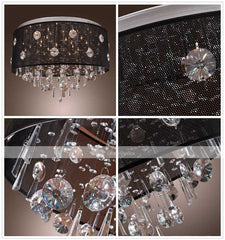 Lustre Moderno Cristal com 20 Lâmpadas